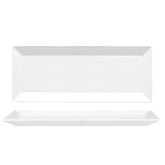 Merid Square White Porcelain Platter 13.5" x 5.5" x h:0.75"